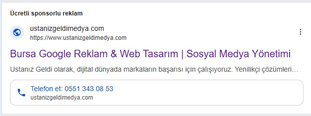 Google Reklamı