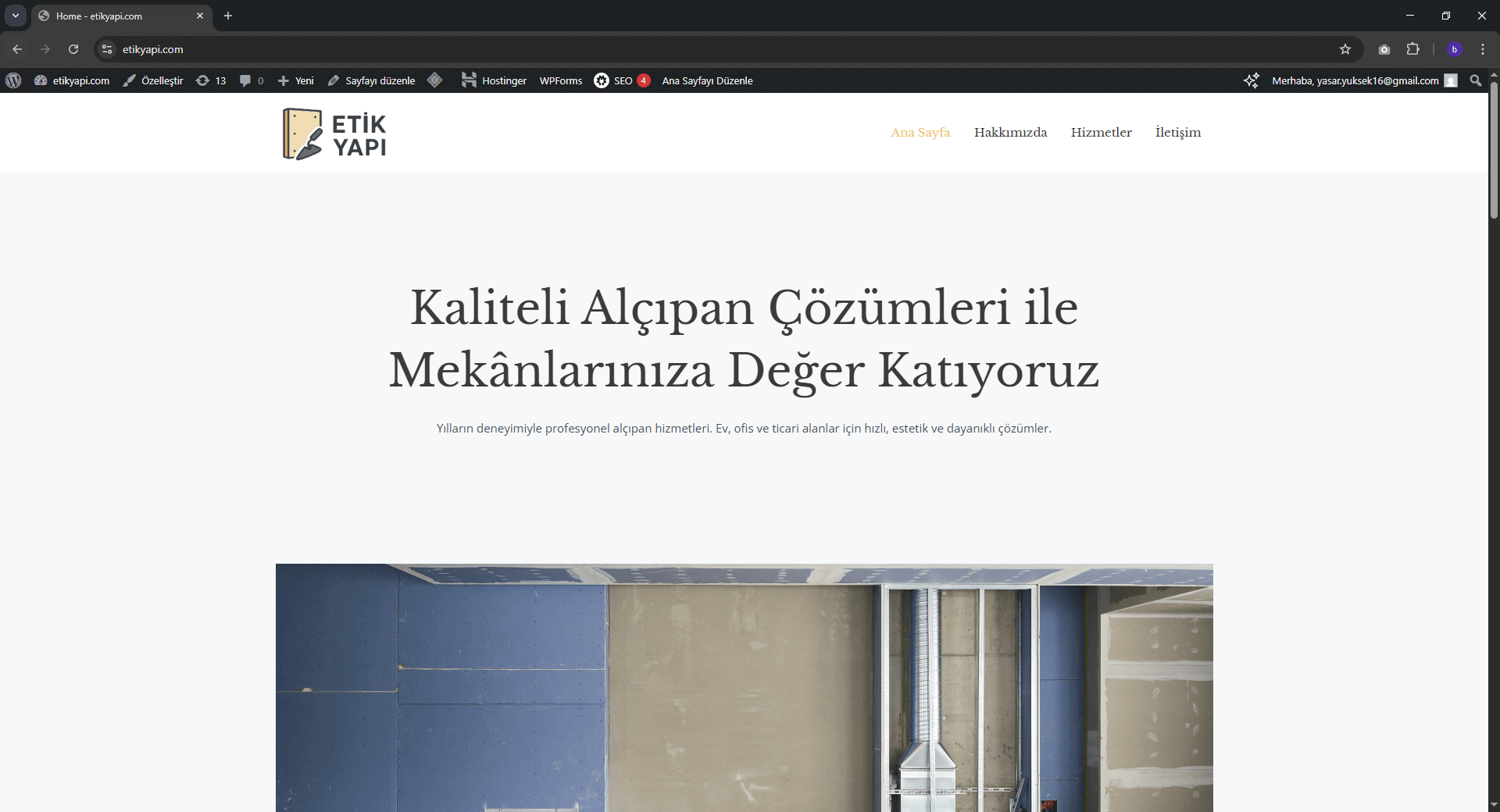 EtikYapı Web Sitesi